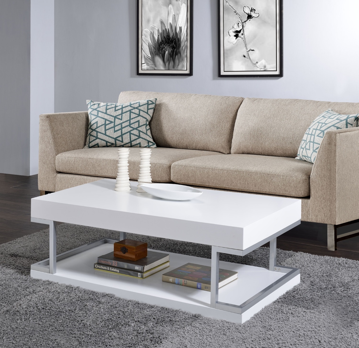Aspers Wood Rectangular Coffee Table