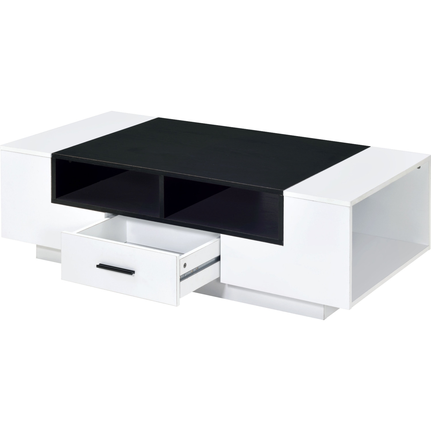Armour Wood Rectangular Storage Coffee Table w/Drawer