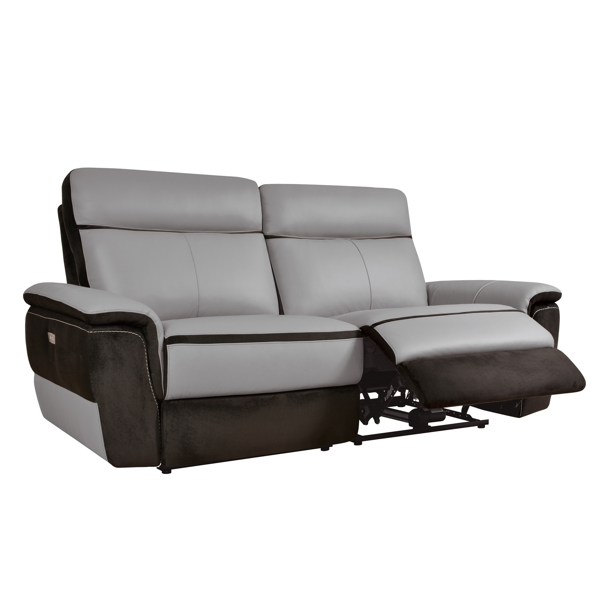 Laertes Leather Power Reclining Loveseat