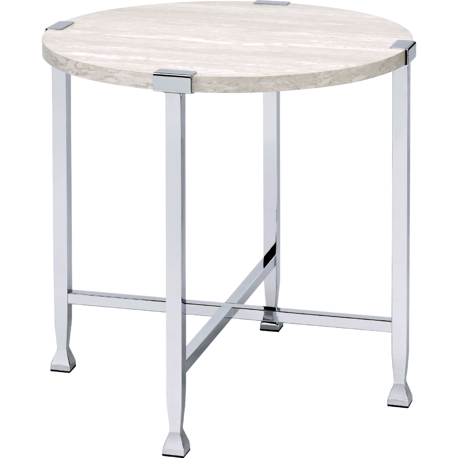 Brecon Wood Round Coffee Table Set