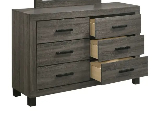 SM 8321 Wood Dresser w/6 Drawers