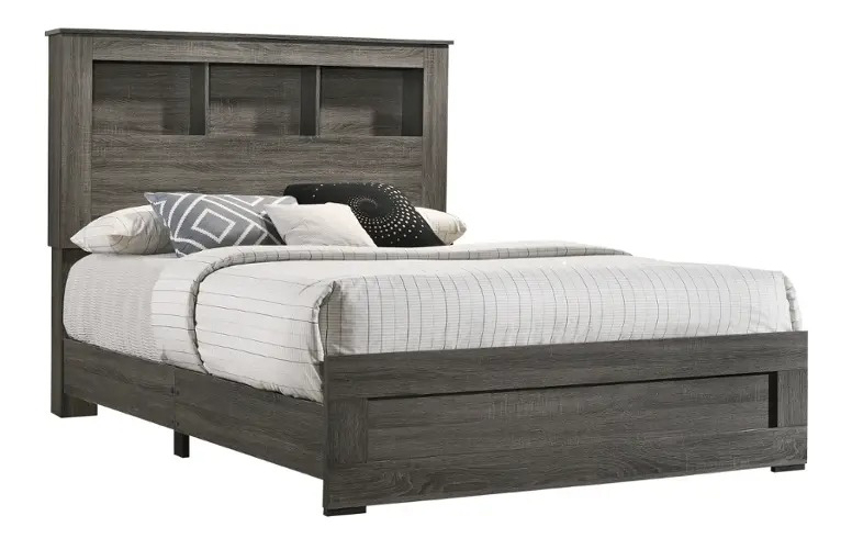 Full Bed W/bookcase Headboard