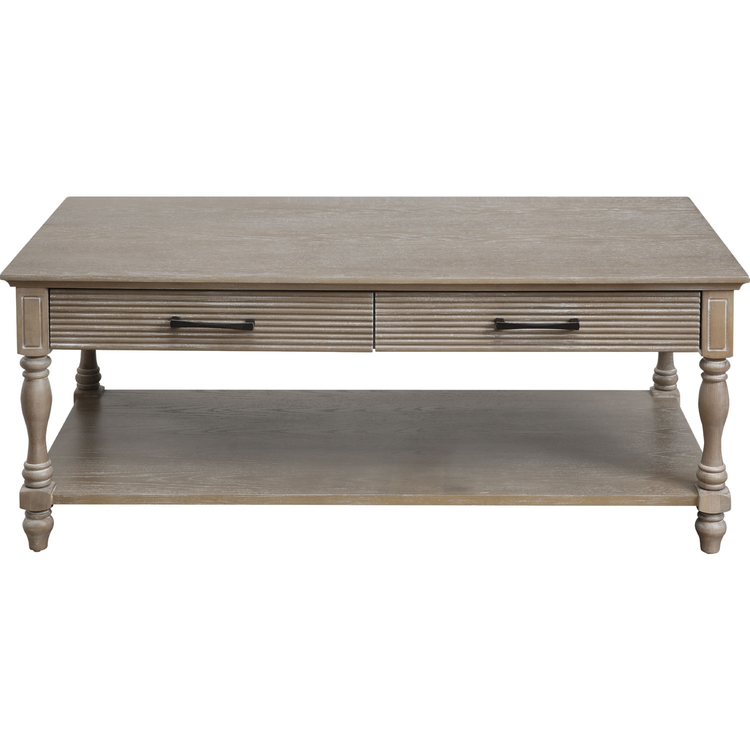 Ariolo Wood Rectangular Coffee Table Set