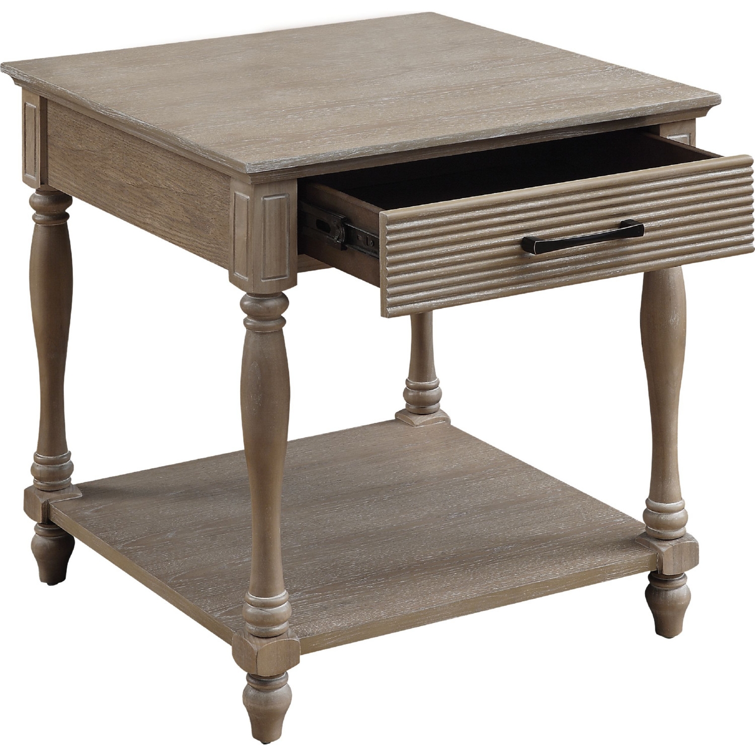Ariolo Wood Rectangular Coffee Table Set