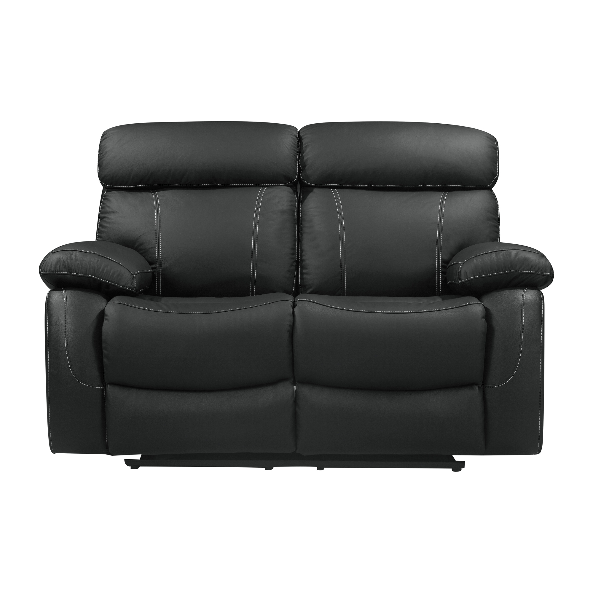 Pendu Leather/Leatherette Double Reclining Loveseat