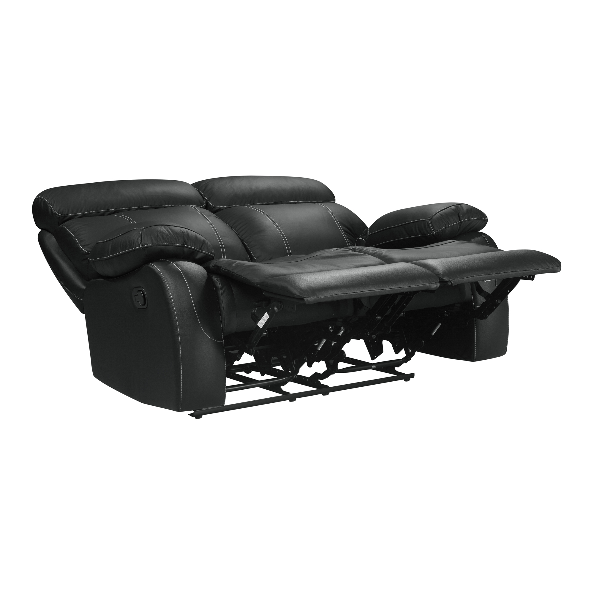 Pendu Leather/Leatherette Double Reclining Loveseat