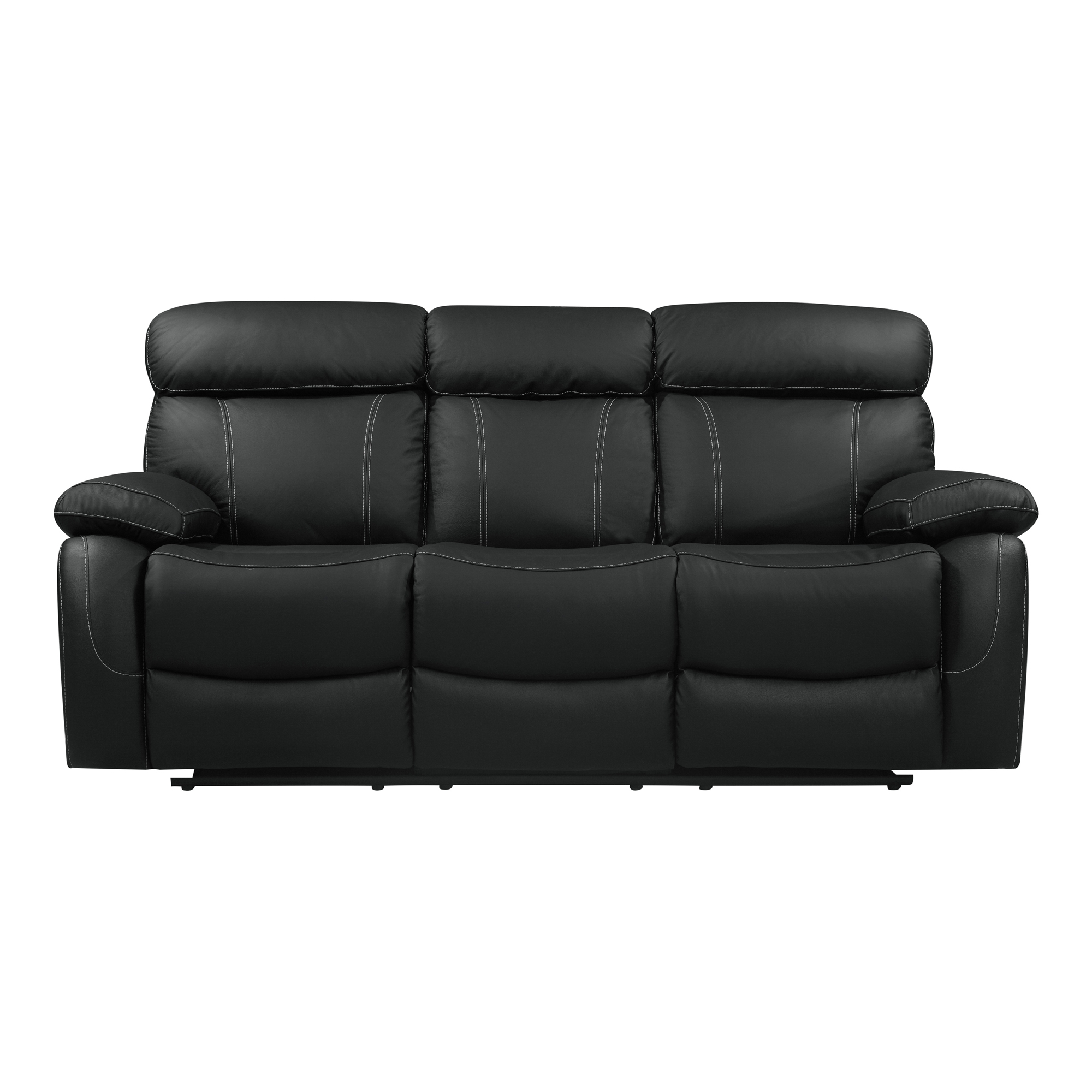 Pendu Leather/Leatherette Double Reclining Sofa