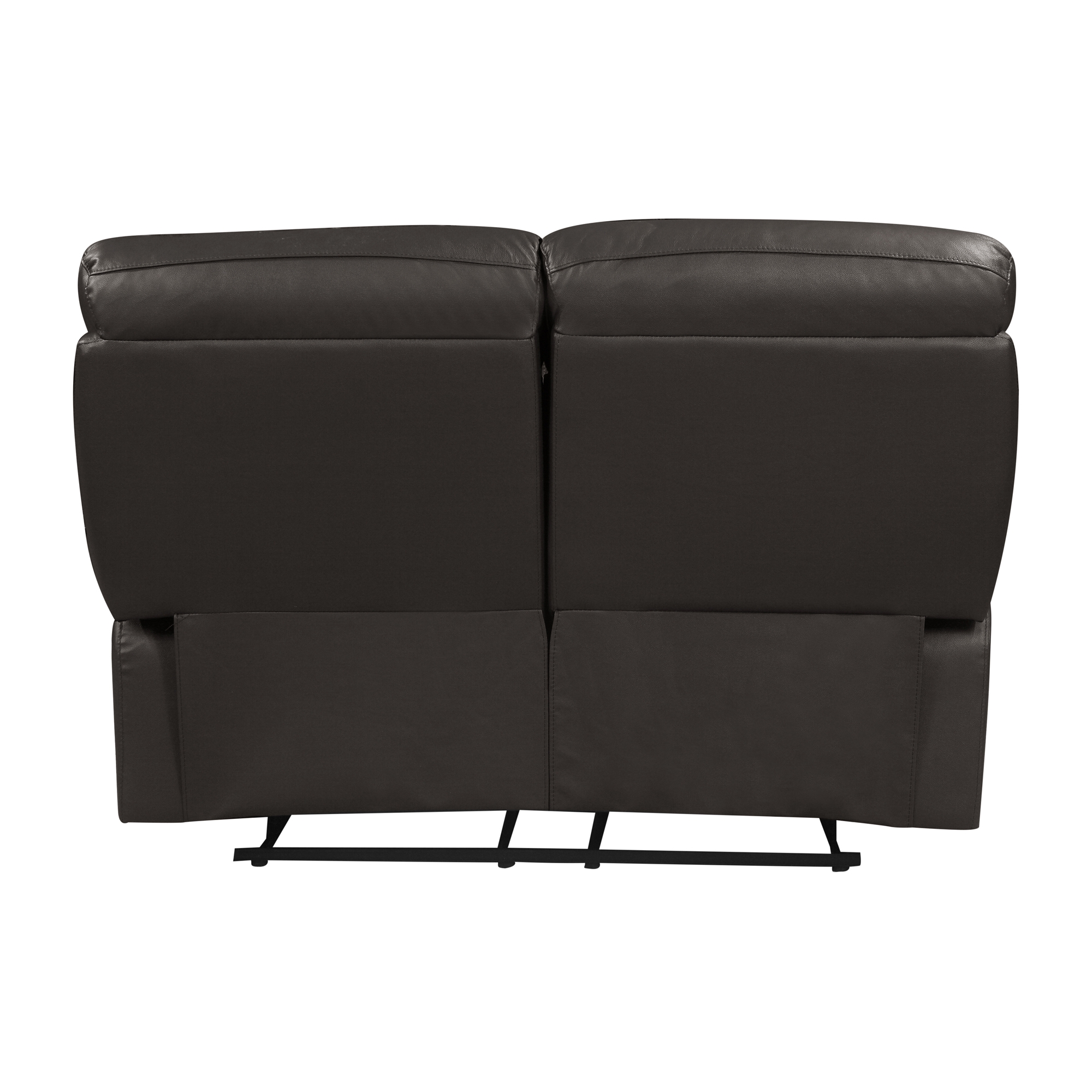 Pendu Leather/Leatherette Double Reclining Loveseat