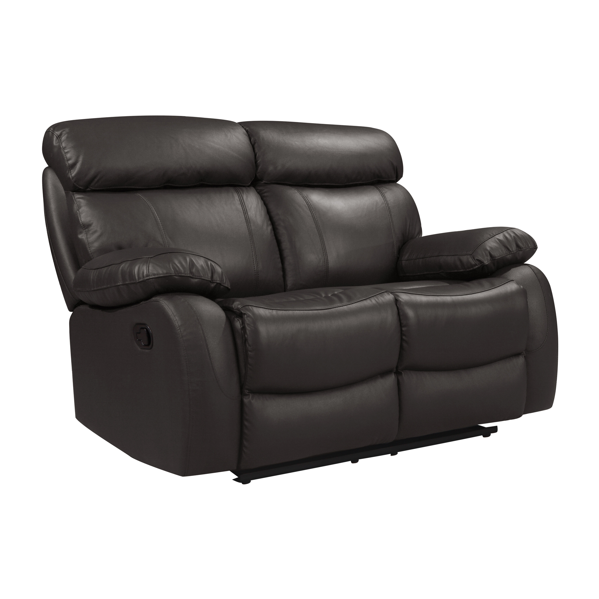 Pendu Leather/Leatherette Double Reclining Loveseat