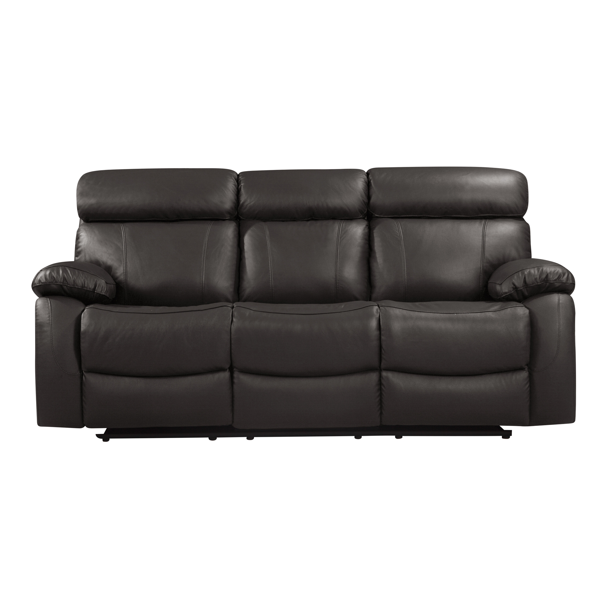 Pendu Leather/Leatherette Double Reclining Sofa