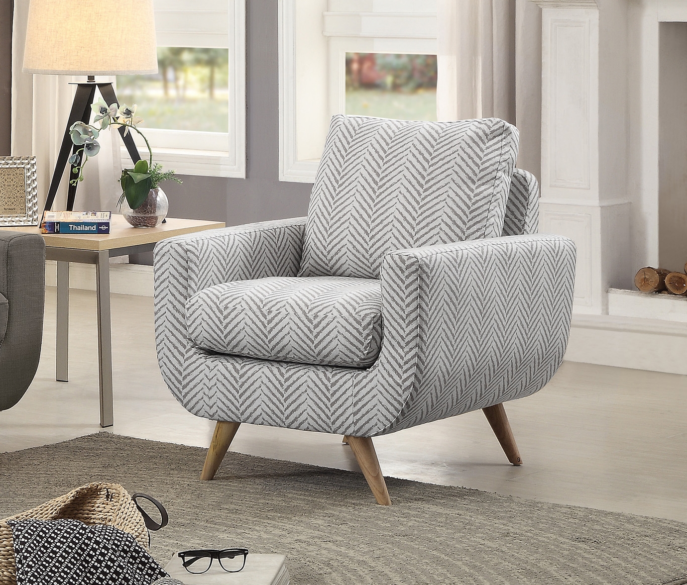 Deryn Fabric Accent Chair