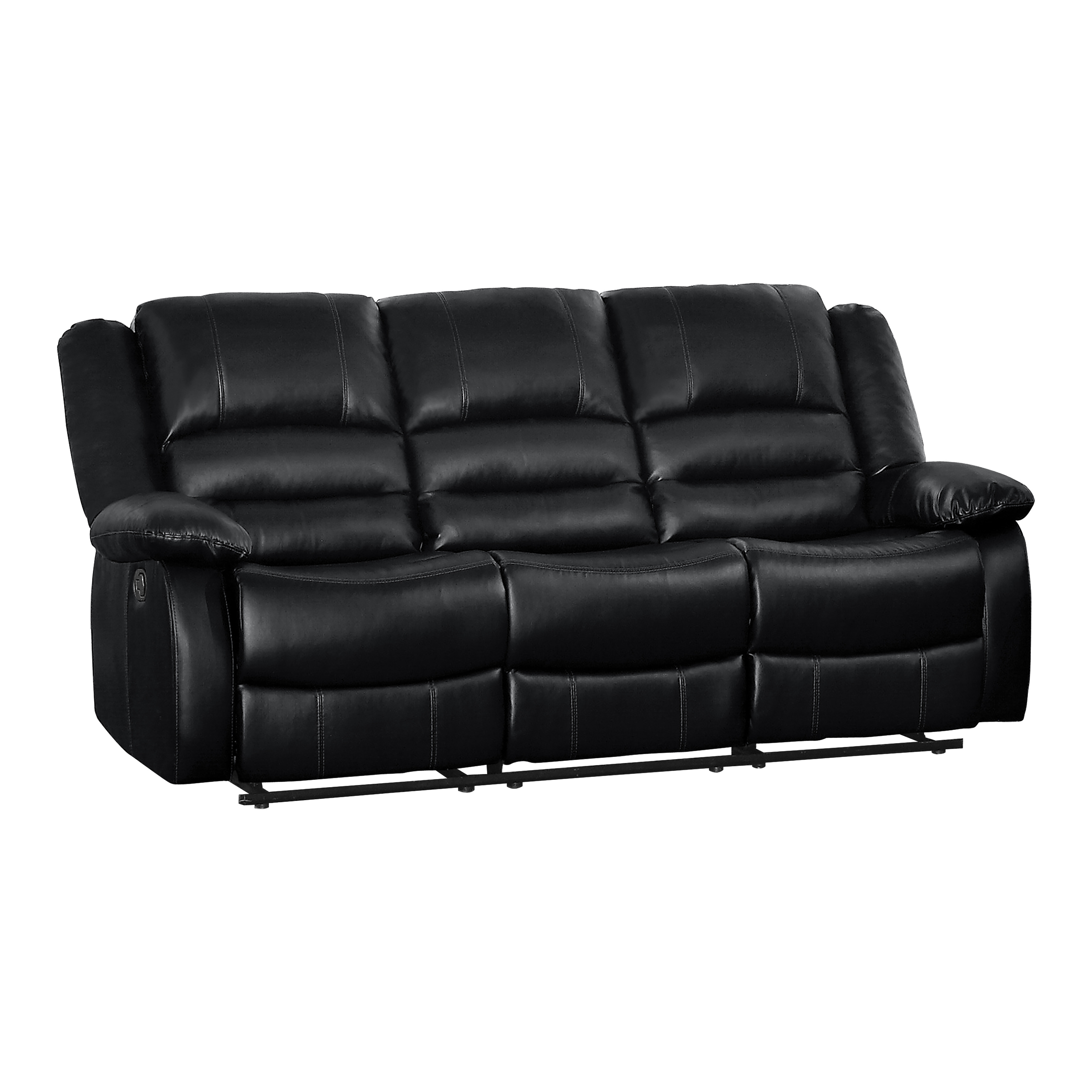 Jarita Bi-Cast Vinyl Double Reclining Sofa