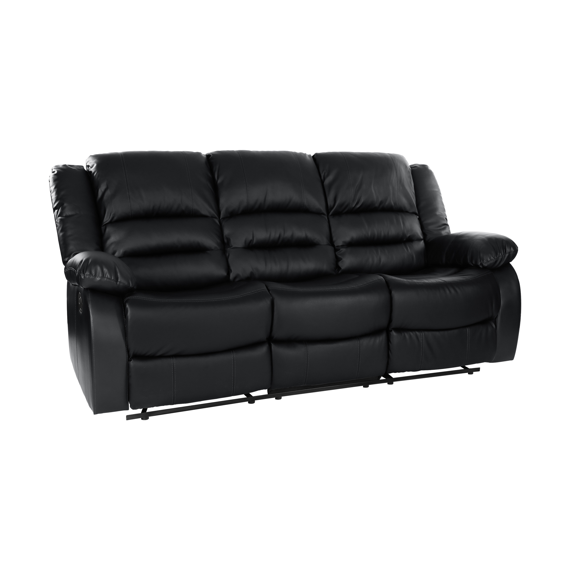 Jarita Bi-Cast Vinyl Double Reclining Sofa