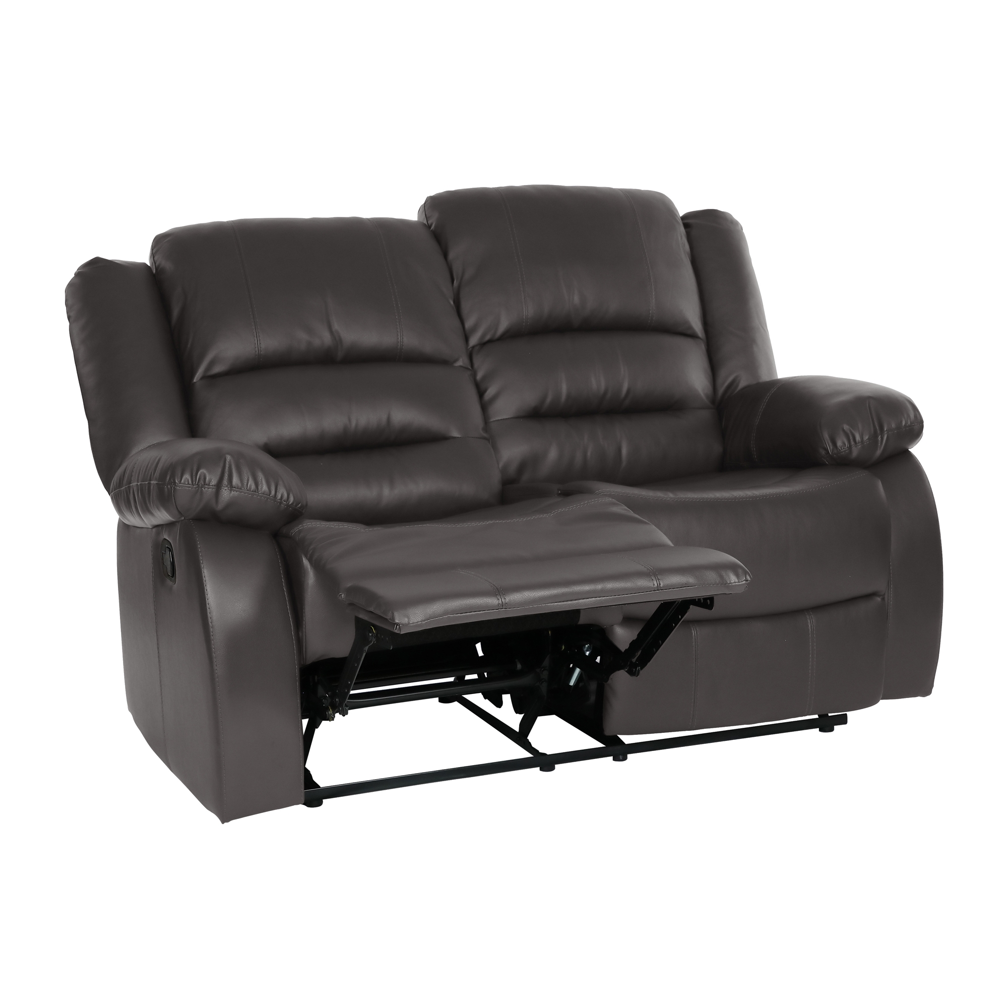 Jarita Bi-Cast Vinyl Double Reclining Loveseat