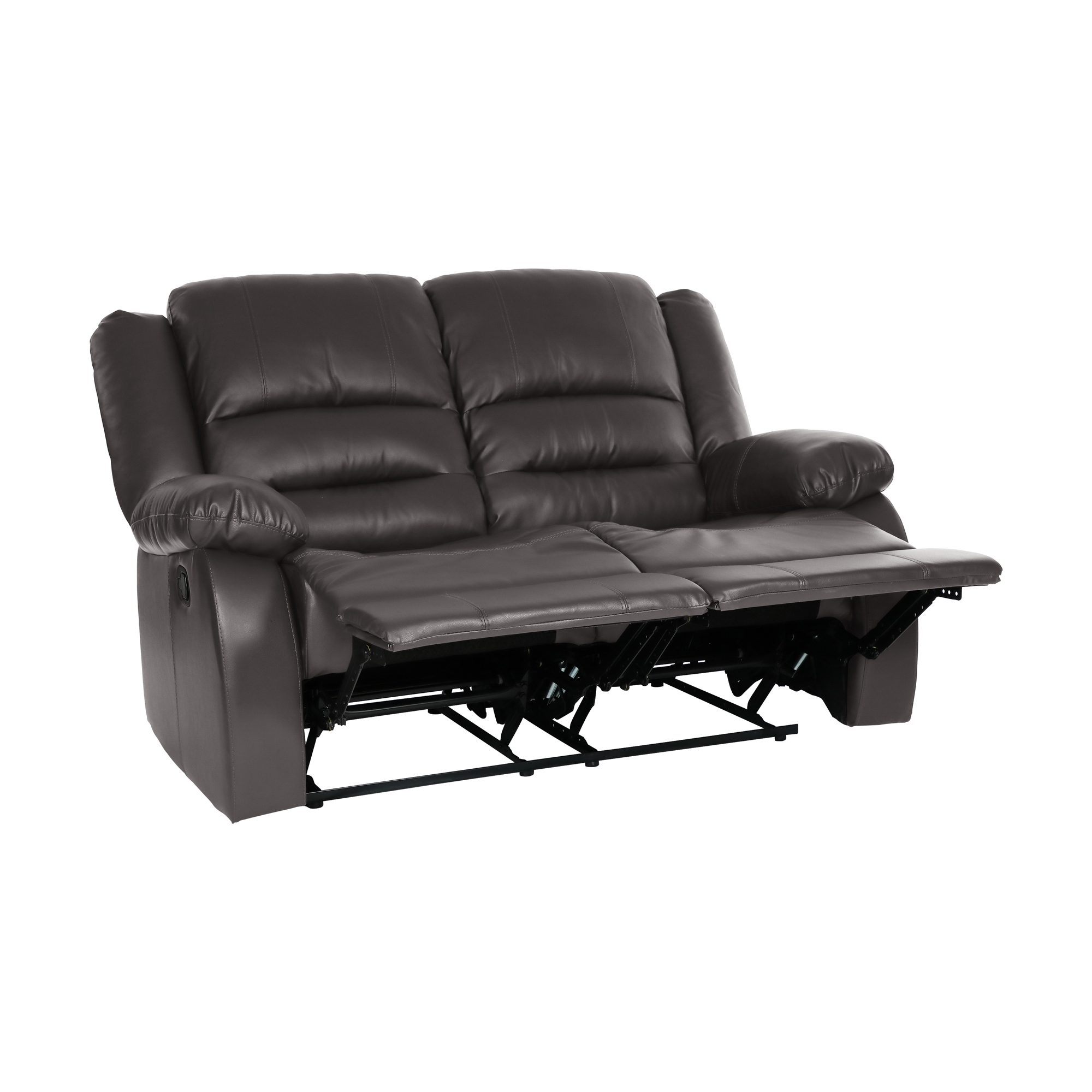 Jarita Bi-Cast Vinyl Double Reclining Loveseat