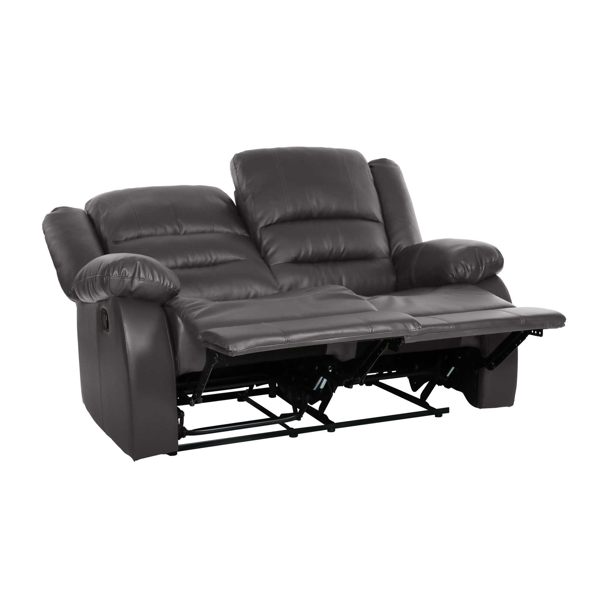 Jarita Bi-Cast Vinyl Double Reclining Loveseat