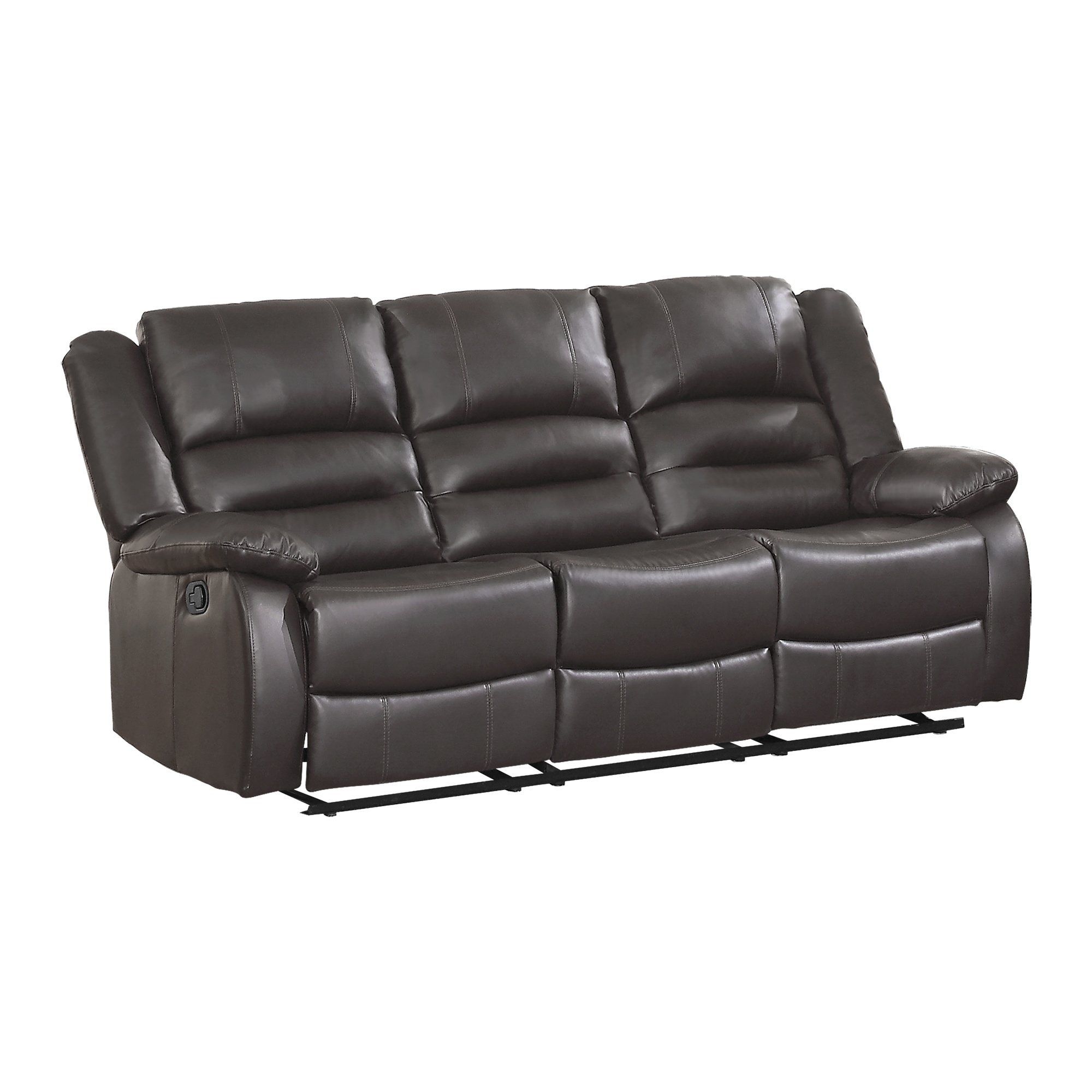 Jarita Bi-Cast Vinyl Double Reclining Sofa