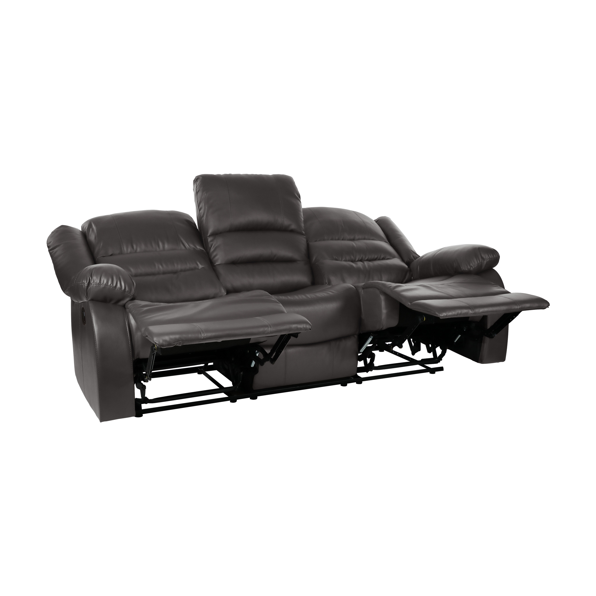 Jarita Bi-Cast Vinyl Double Reclining Sofa
