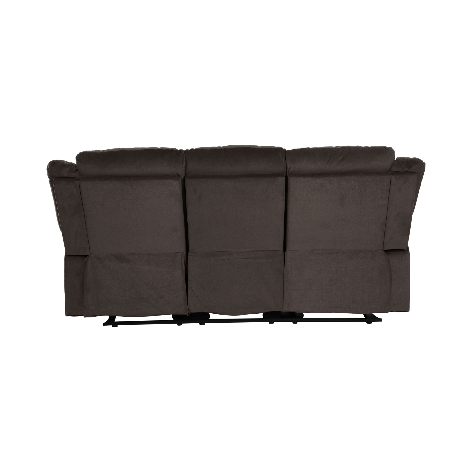 Jarita Microfiber Fabric Double Reclining Sofa