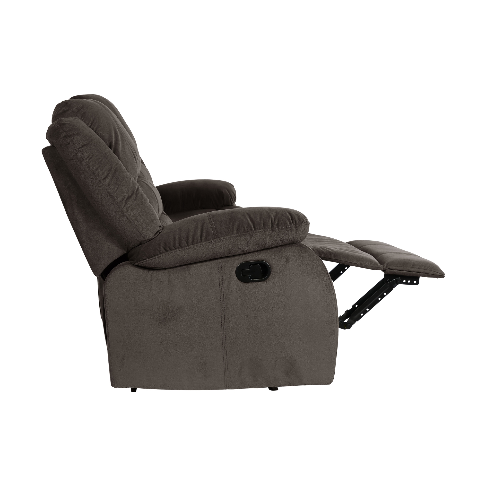 Jarita Microfiber Fabric Double Reclining Sofa