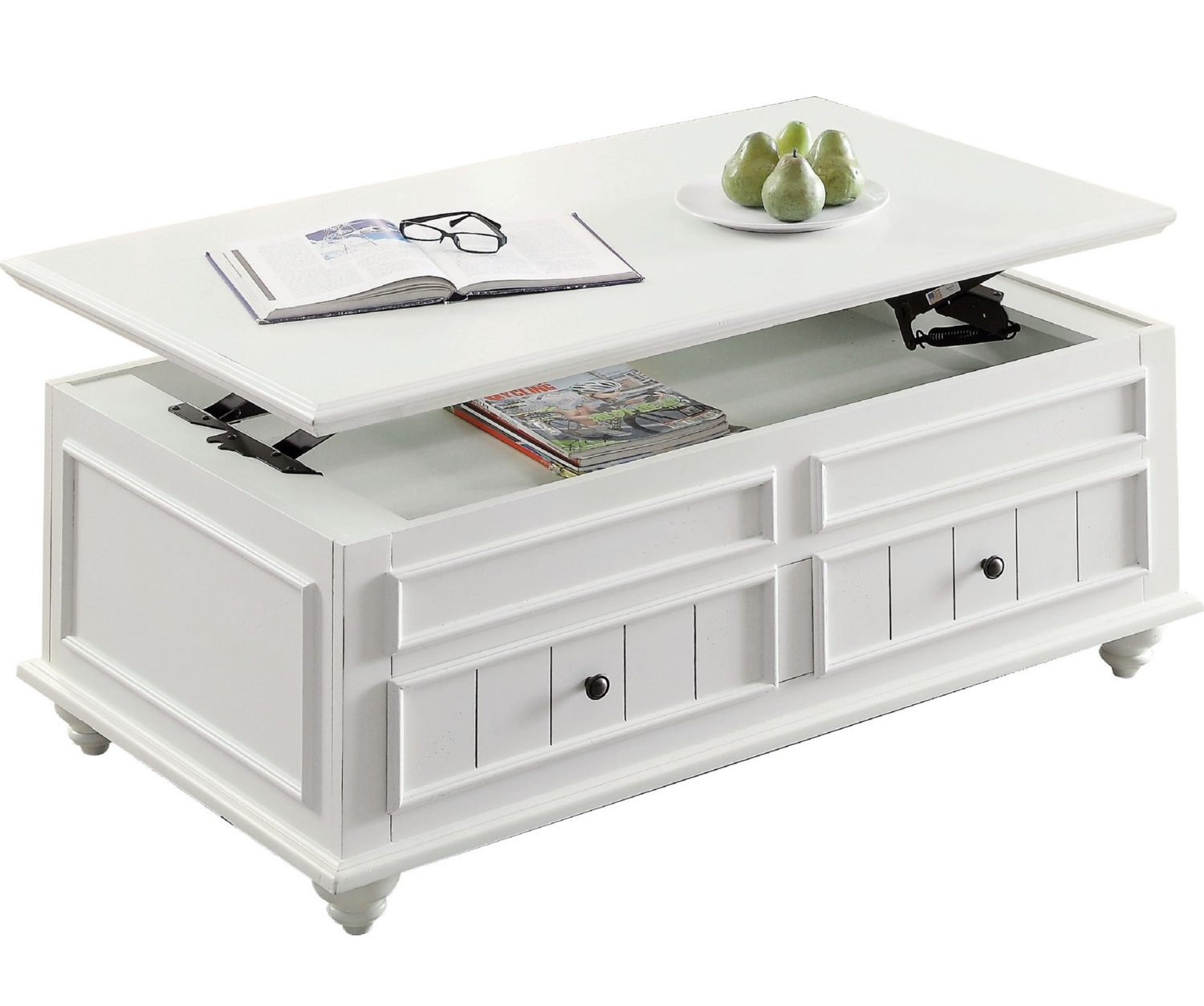 Natesa Wood Lift Top Coffee Table Set