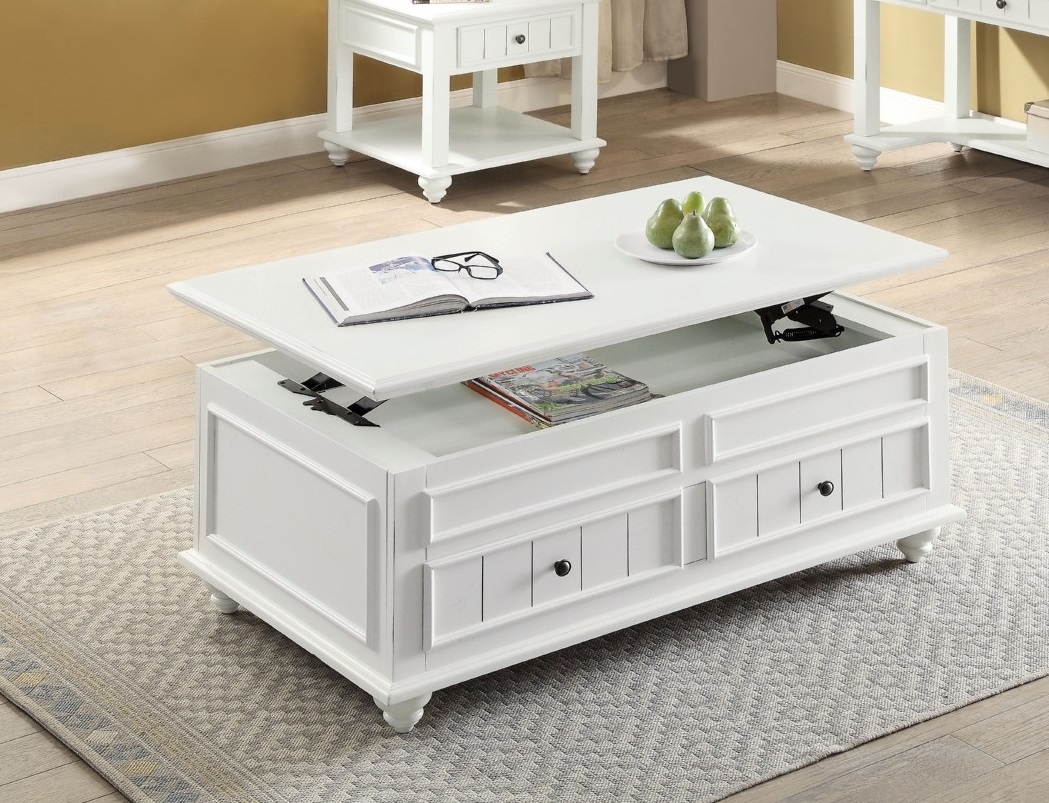 Natesa Wood Lift Top Coffee Table Set