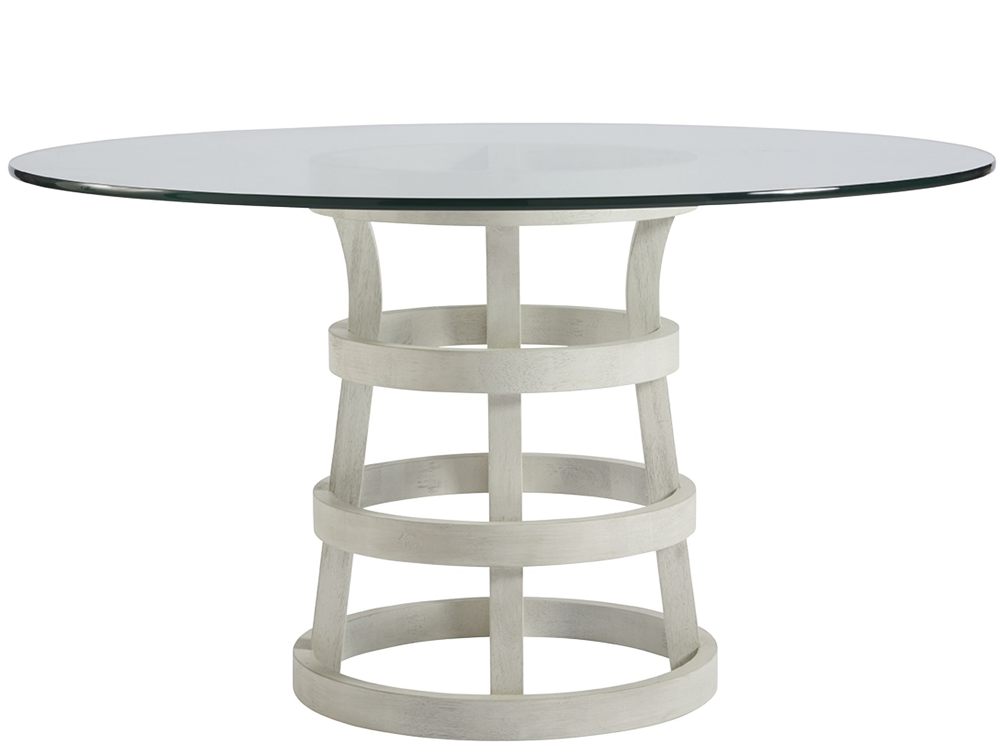 Escape 44" / 54" Glass/Wood Dining Table