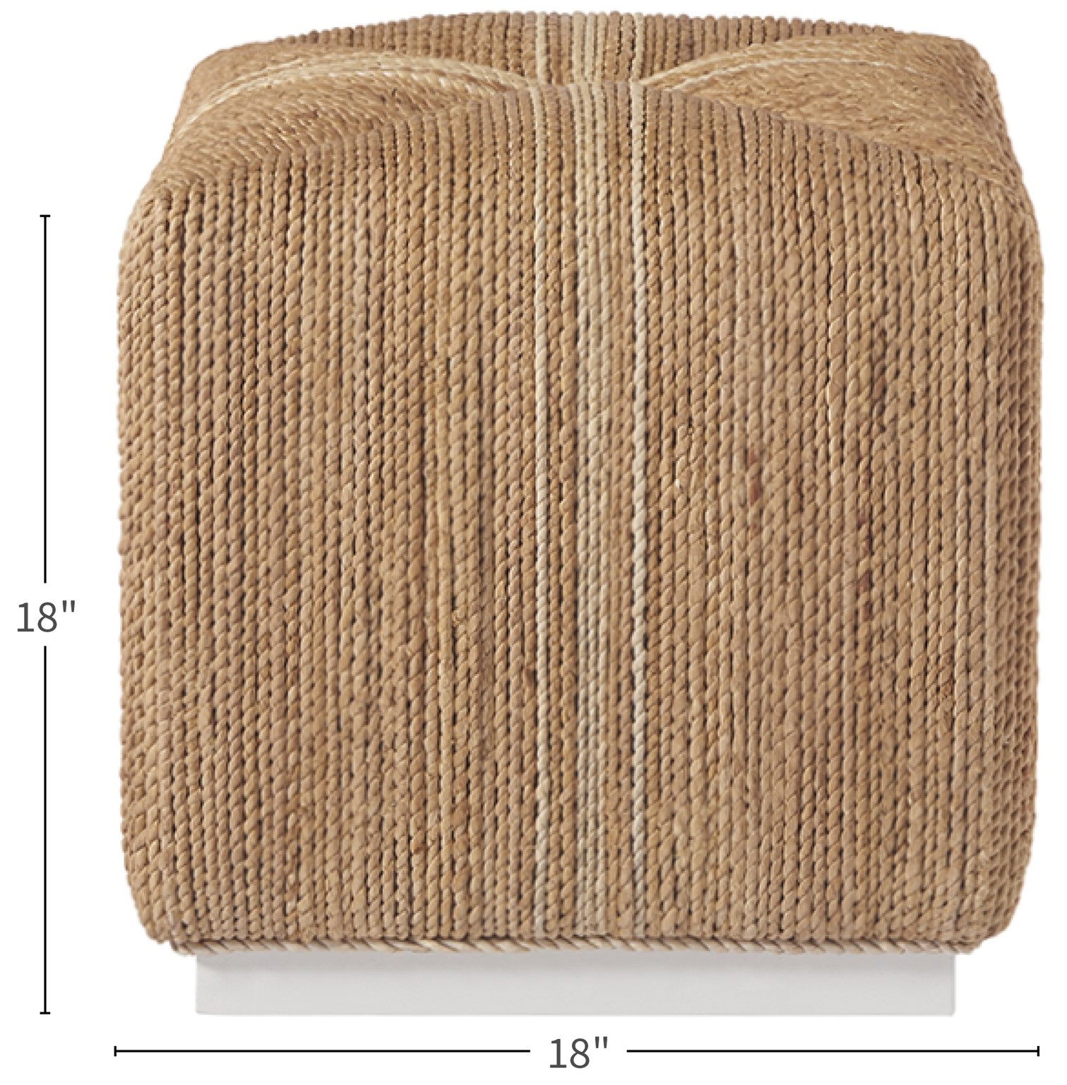Abaca Woven Cube