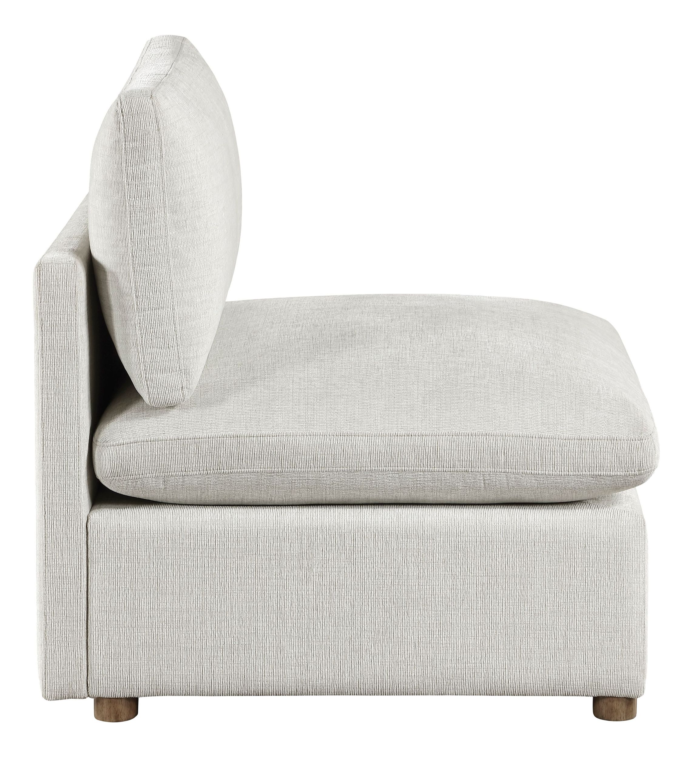8338 U-Shaped Fabric 6-Piece Modular Sectional with Ottomans