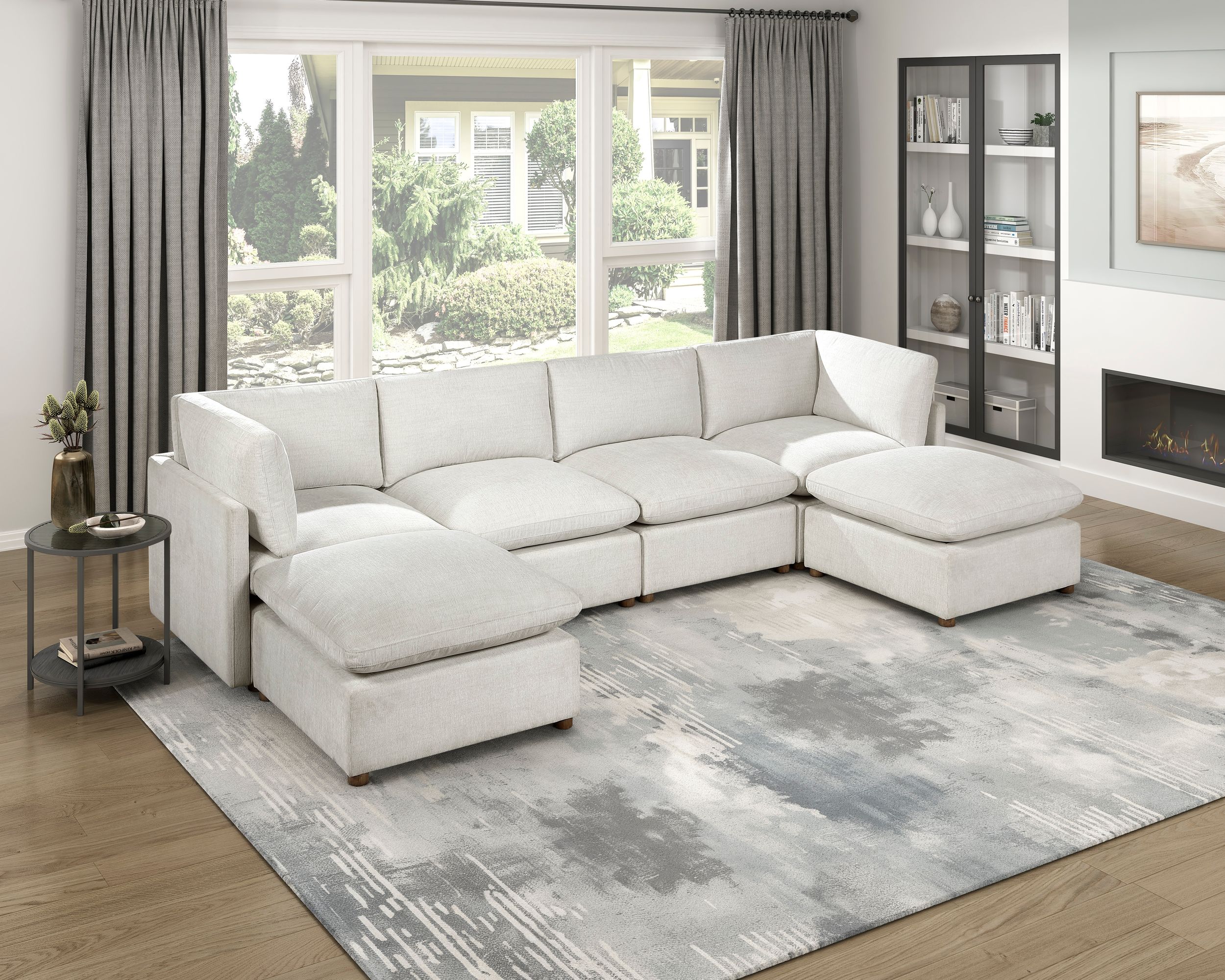 8338 Fabric Modular Sofa