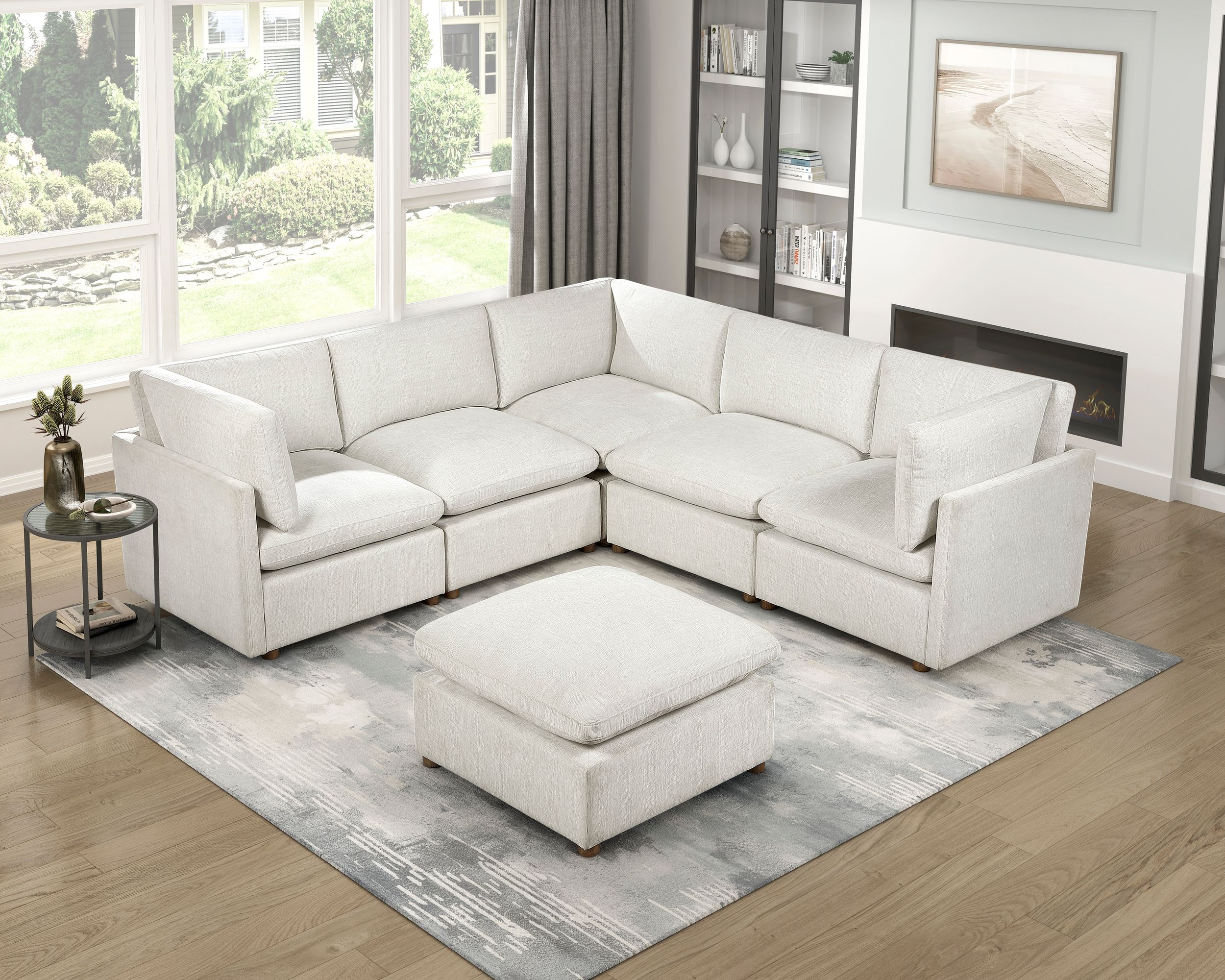 8338 Fabric Modular Living Room Set