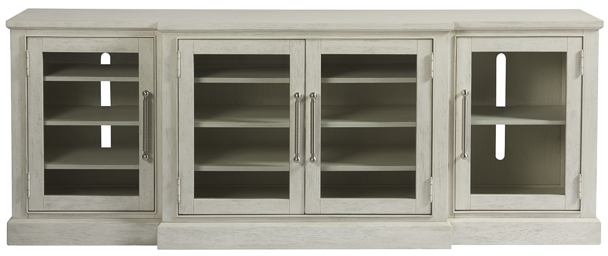 Escape Wood TV Entertainment Console Stand w/4 Doors