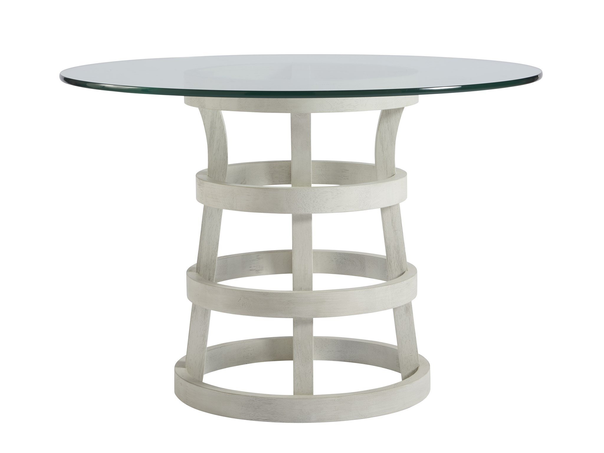 Escape 44"/54" Glass/Wood Dining Room Set