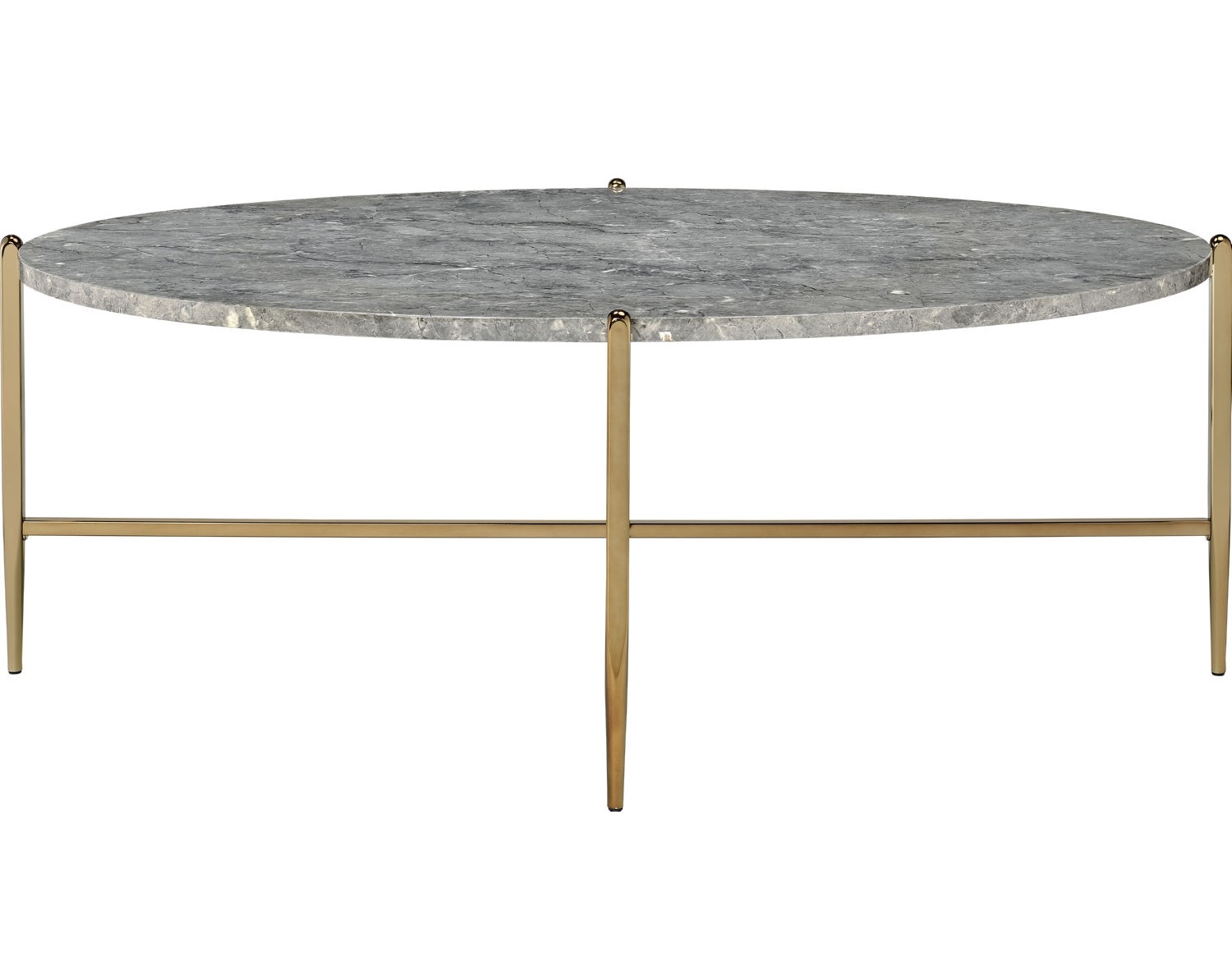 Tainte Faux Marble Round Coffee Table Set