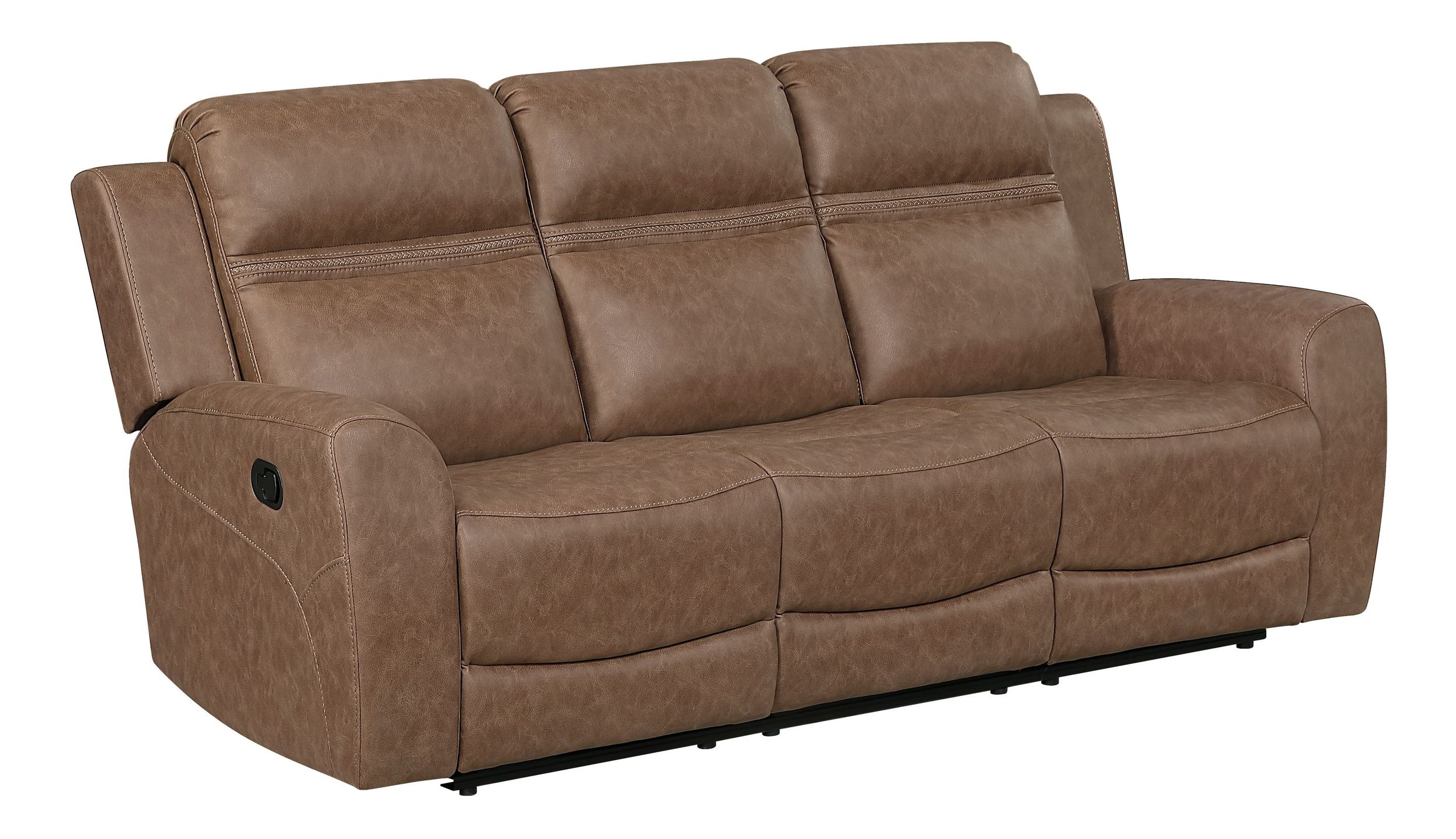Hearth Microfiber Double Reclining Sofa