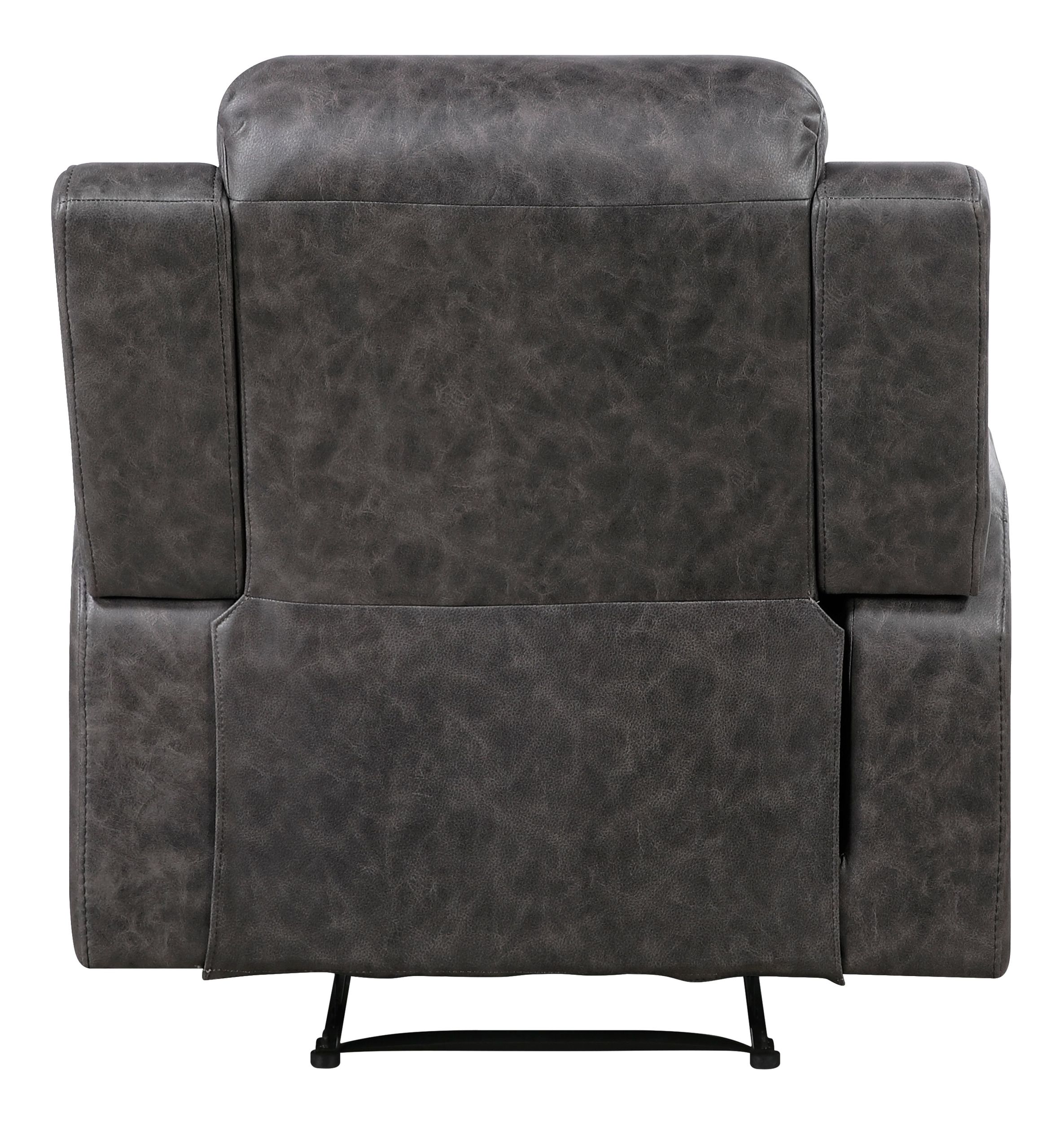 Hearth Microfiber Double Reclining Living Room Set
