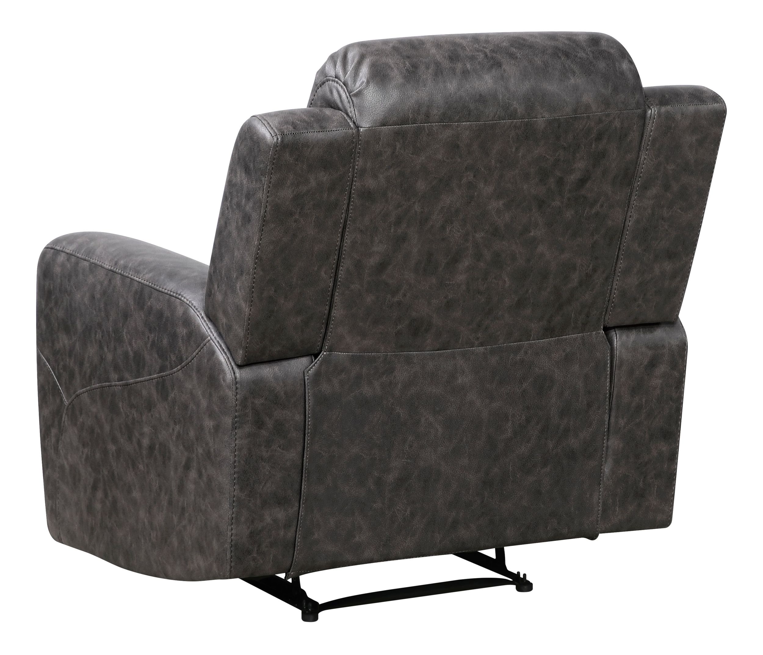 Hearth Microfiber Double Reclining Living Room Set