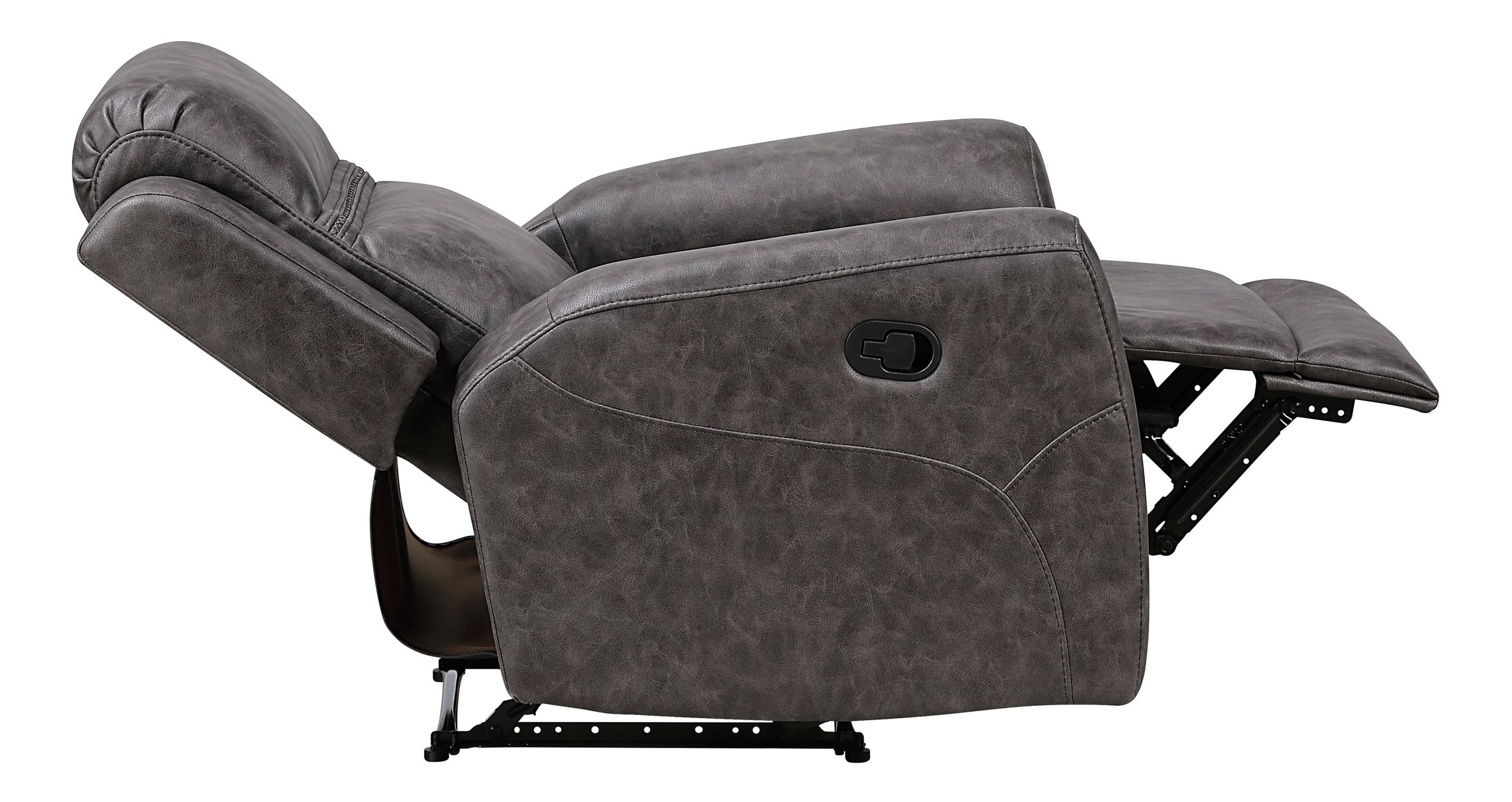 Hearth Microfiber Double Reclining Living Room Set