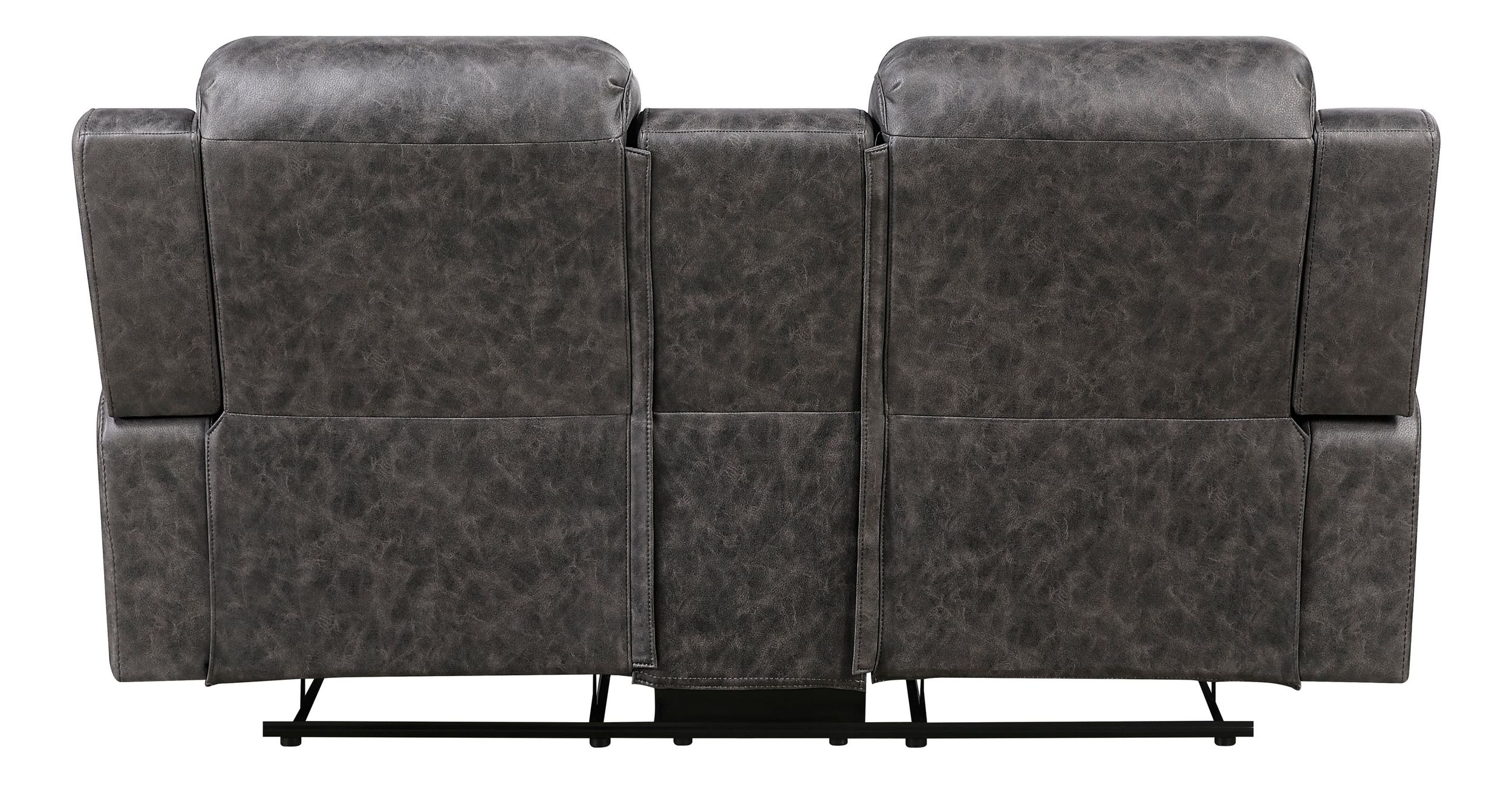 Hearth Microfiber Double Reclining Living Room Set