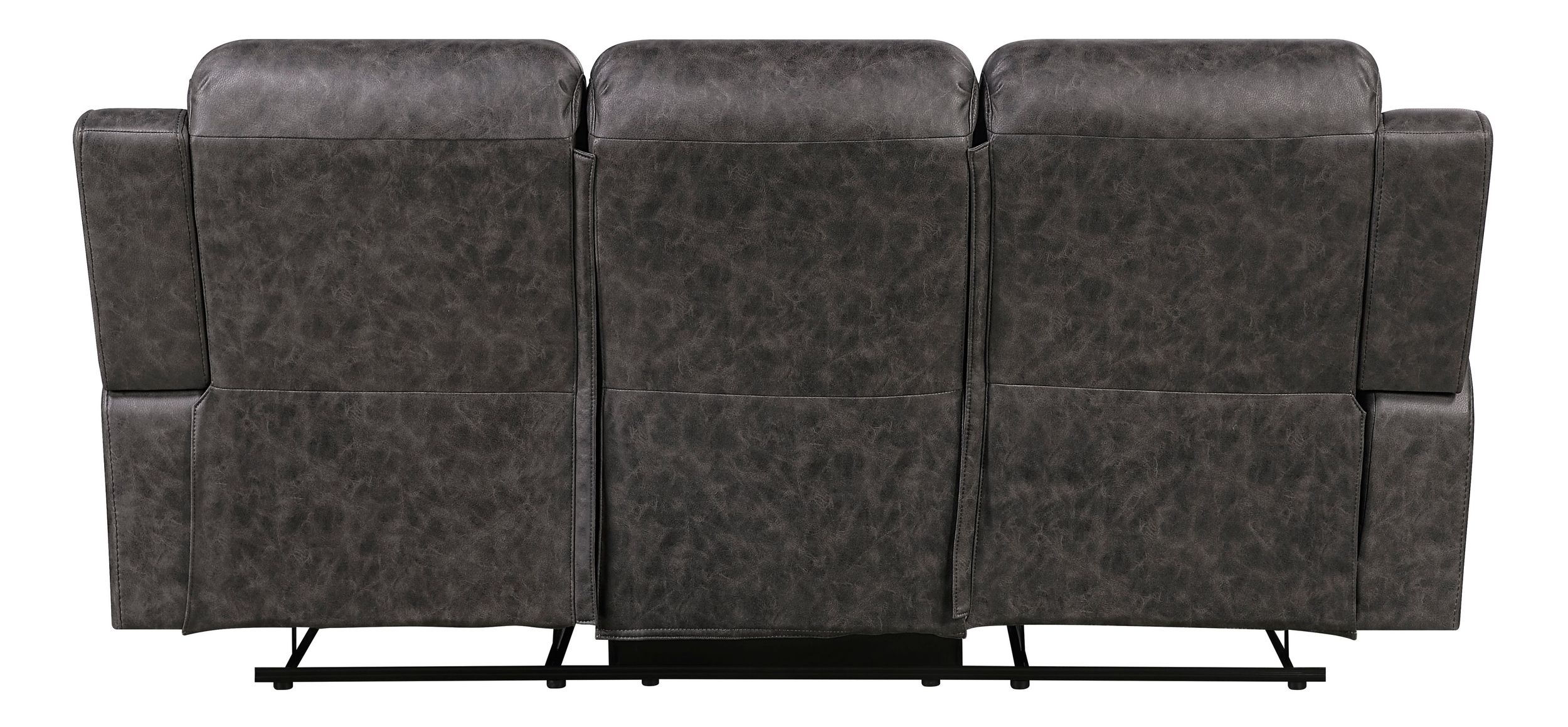 Hearth Microfiber Double Reclining Sofa