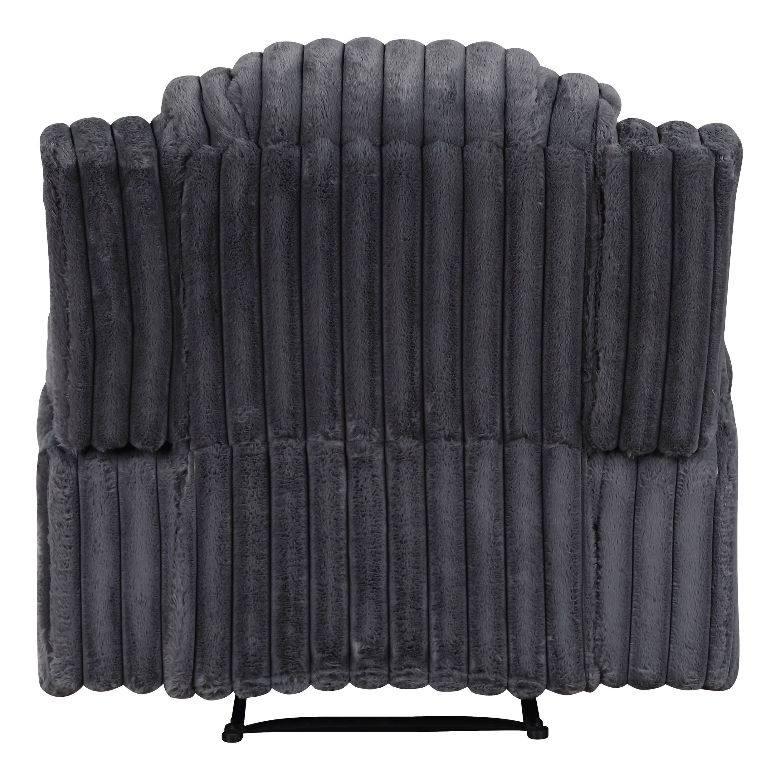 Phyllis Corduroy Reclining Chair with Cup Holders