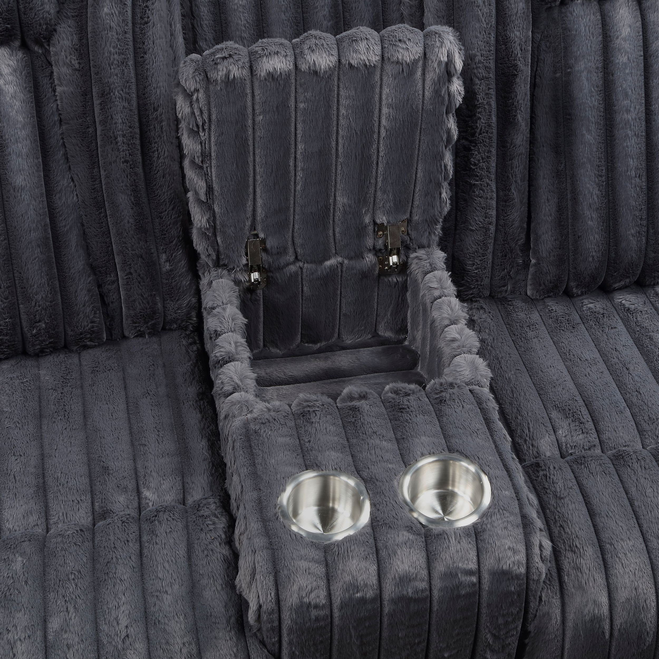 Phyllis Corduroy Double Reclining Living Room Set