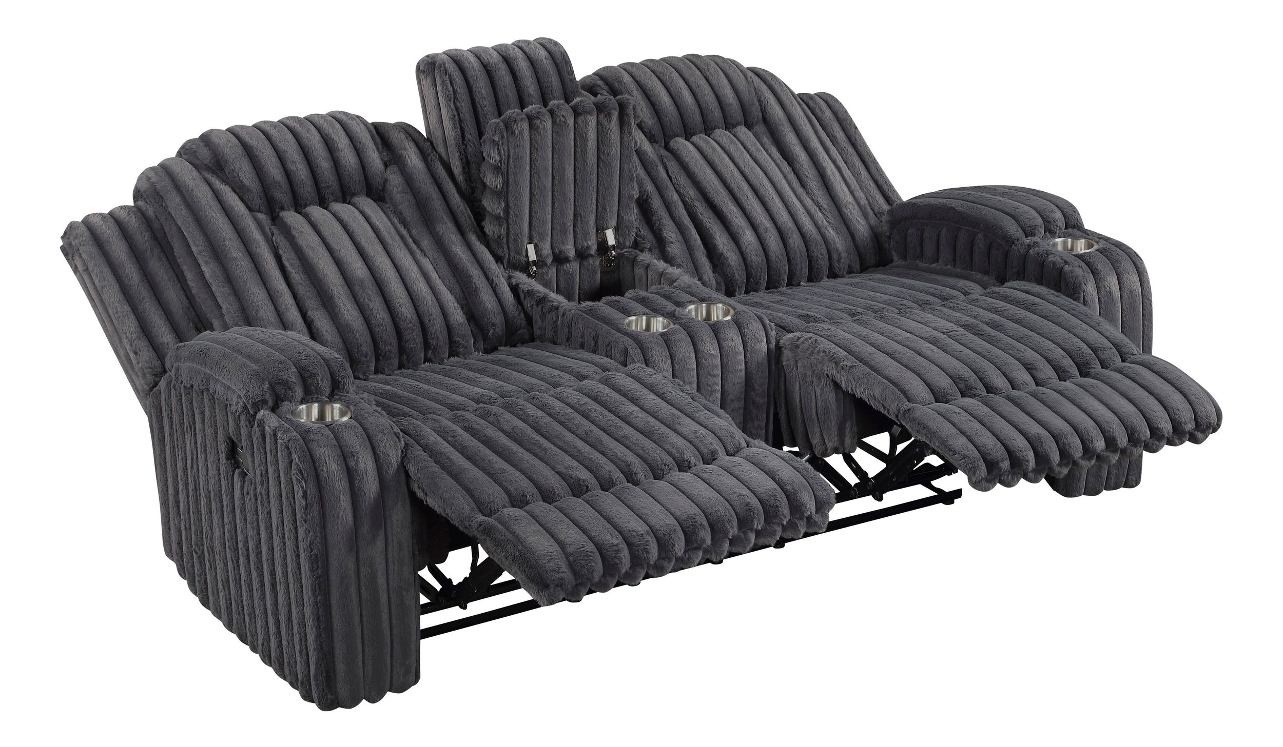 Phyllis Corduroy Double Reclining Living Room Set