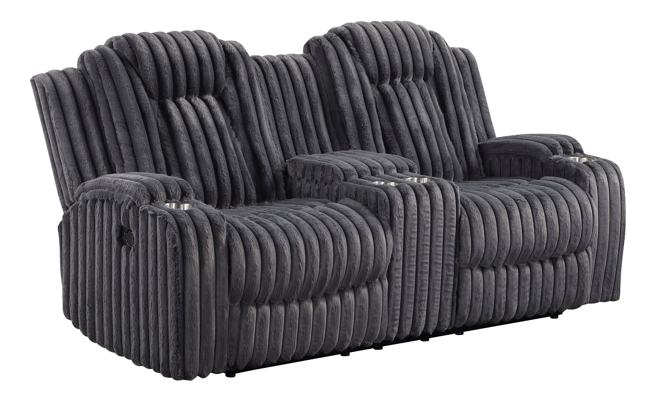 Phyllis Corduroy Double Reclining Living Room Set