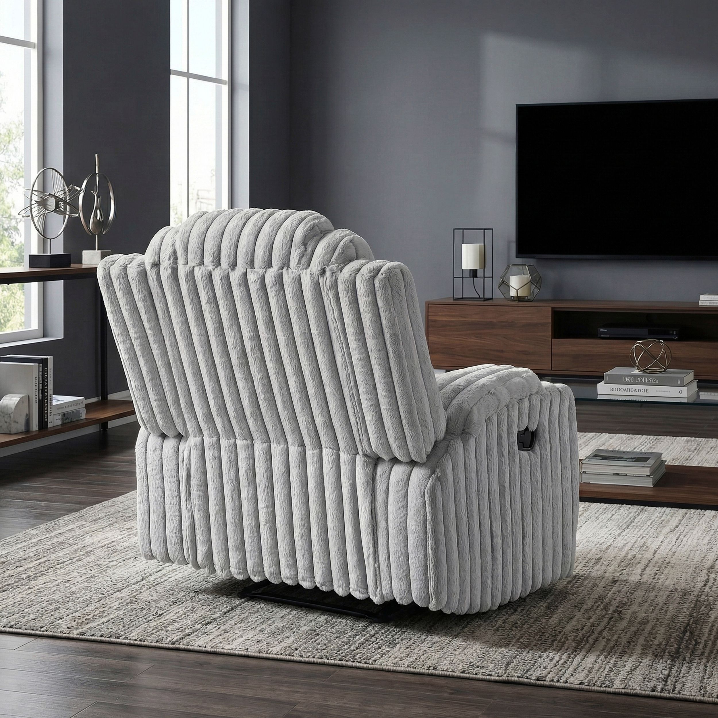 Phyllis Corduroy Double Reclining Living Room Set