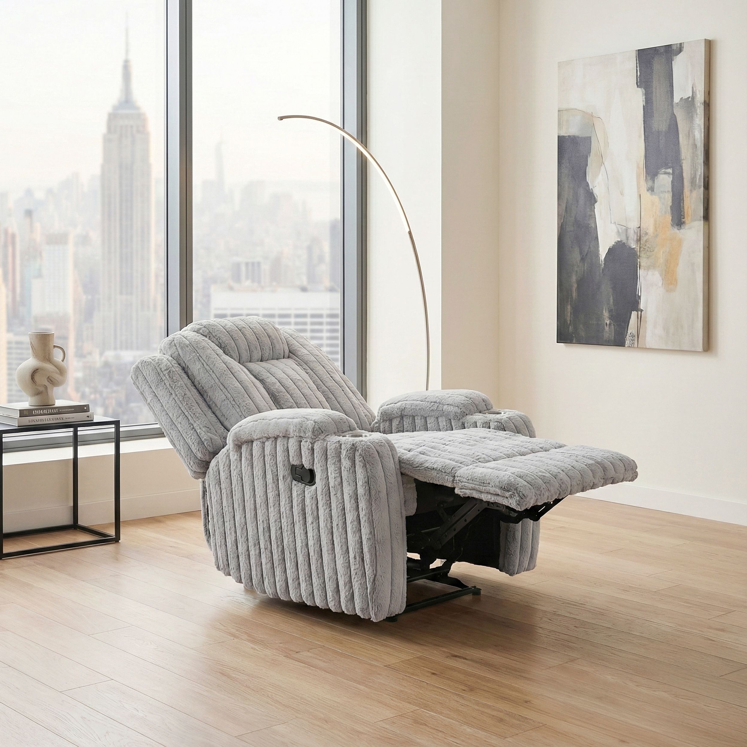 Phyllis Corduroy Double Reclining Living Room Set