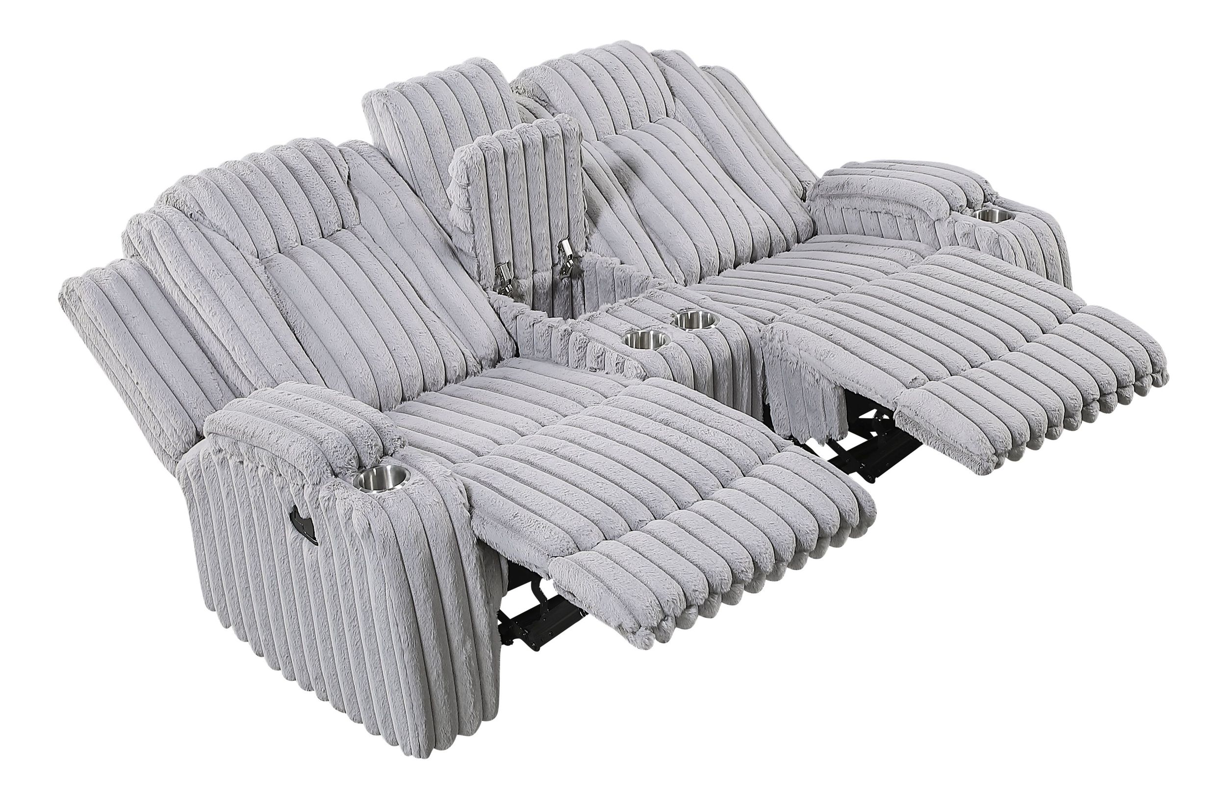 Phyllis Corduroy Double Reclining Living Room Set