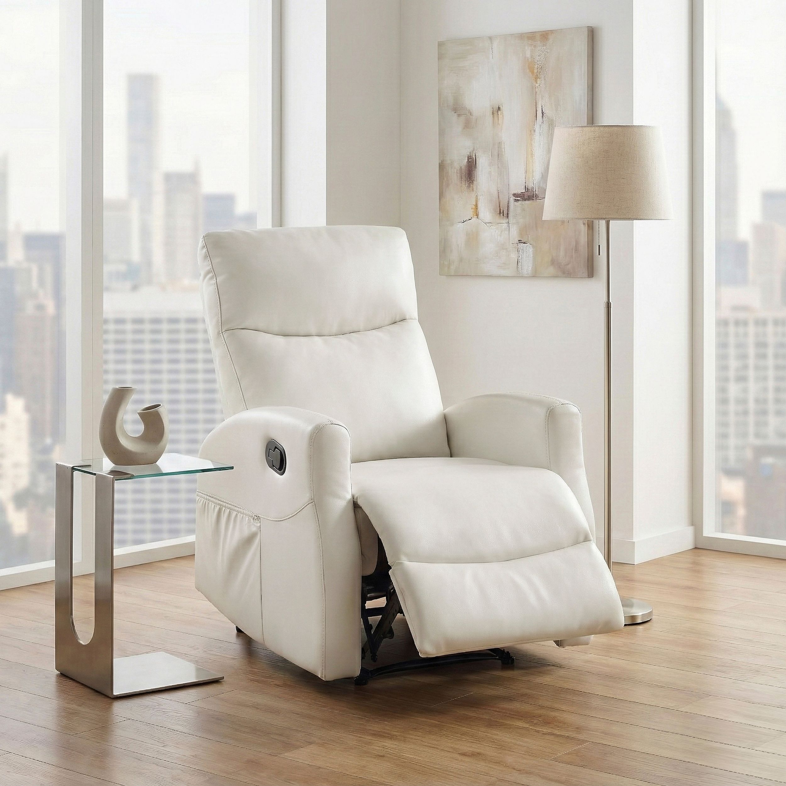 Heisley Faux Leather Reclining Chair
