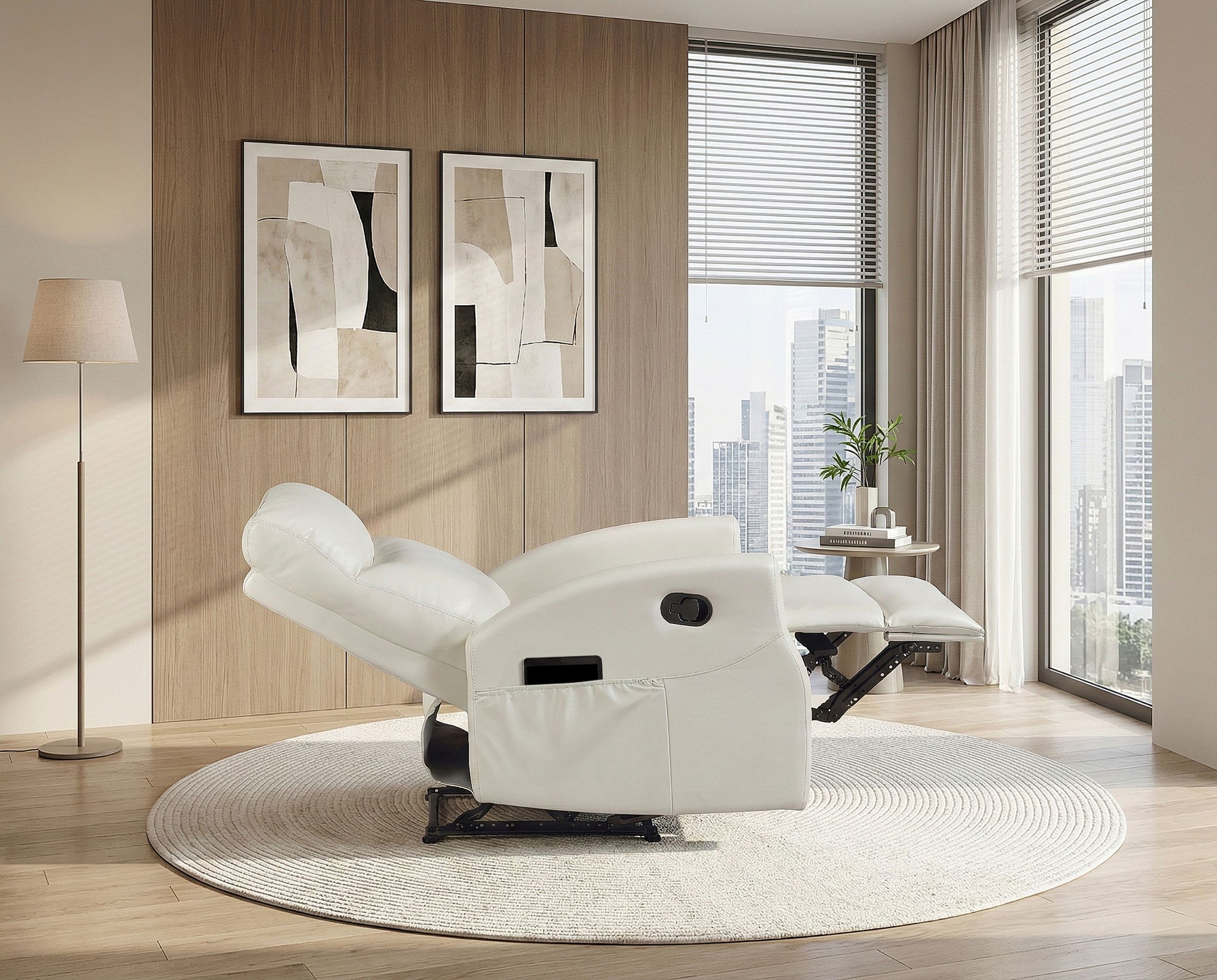 Heisley Faux Leather Reclining Chair