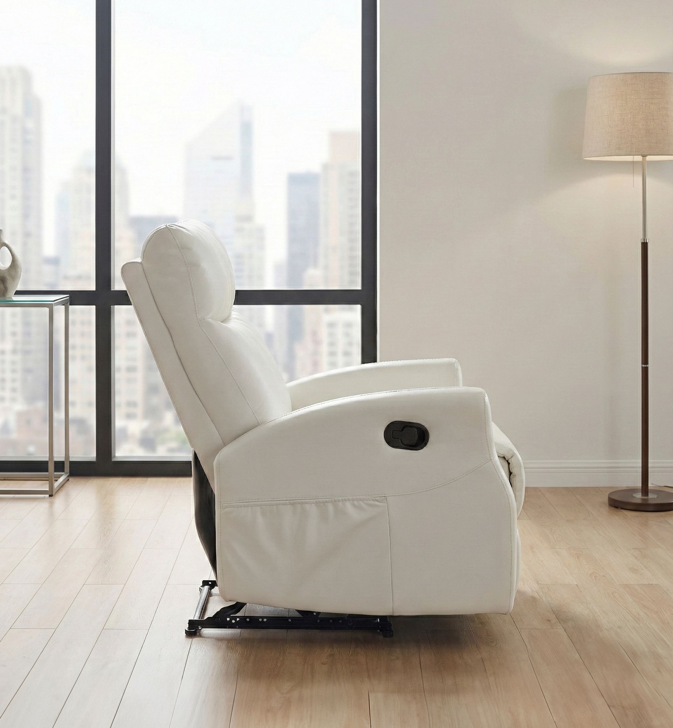 Heisley Faux Leather Reclining Chair